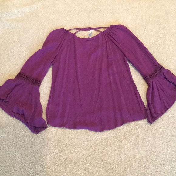 Beautees Flowy Girls Blouse Size M. - Picture 8 of 10